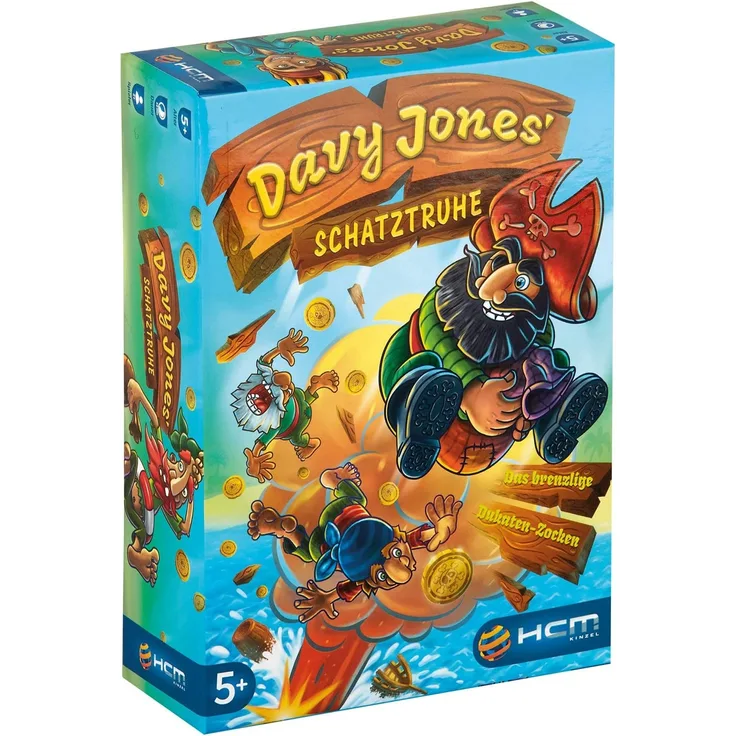 HCM Kinzel Davy Jones‘ Schatztruhe – Denkspiel Logikspiel Knobelspiel 55127