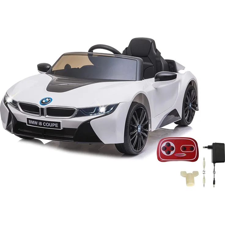 Jamara Ride-on BMW I8 Coupe weiß 12V 2,4GHz 460633