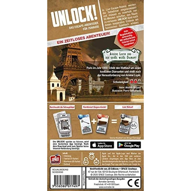 Unlock!: Timeless Adventures – Arsène Lupin und der große weiße Diamant [Einzelszenario] – Bild 3
