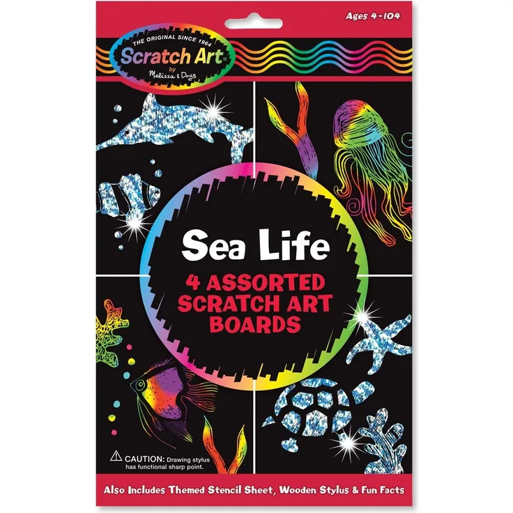 Melissa & Doug 15918 ScratchArtMeerestiere
