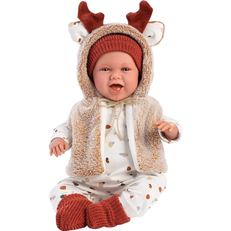 Llorens Babasek Crying Doll with a toy (GXP-561748)