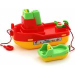 WADER Schlepper Lagoon mit kleinem Boot