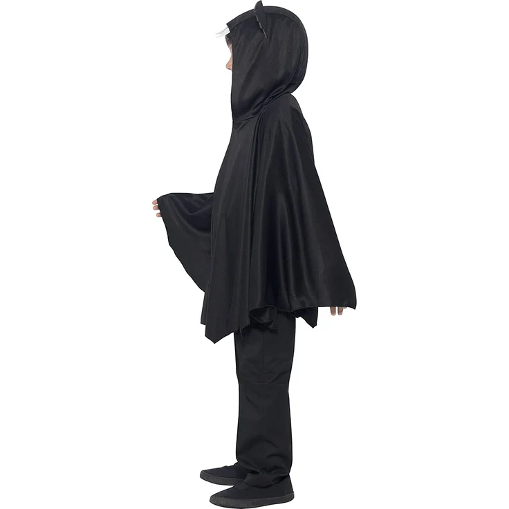 Halloween! Smiffys Umhang Fledermaus, Schwarz – Bild 2