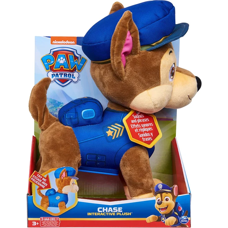 Paw Patrol Feature Plüsch Chase – Bild 4