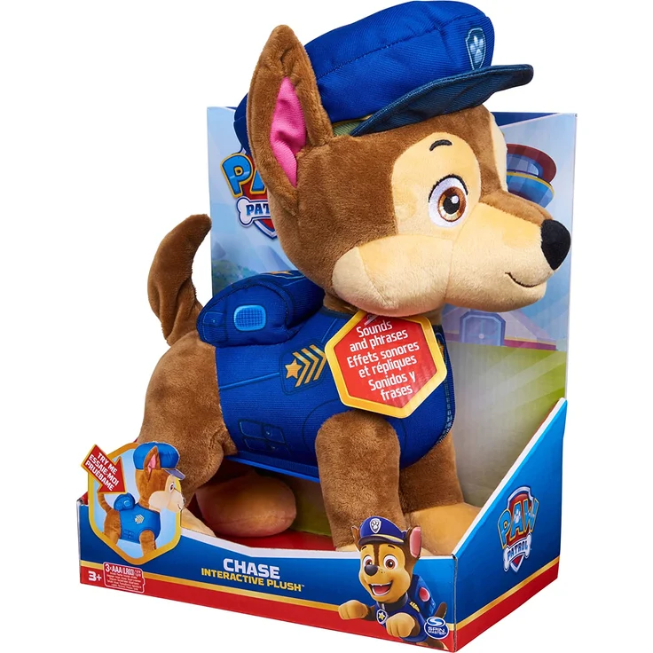Paw Patrol Feature Plüsch Chase – Bild 1