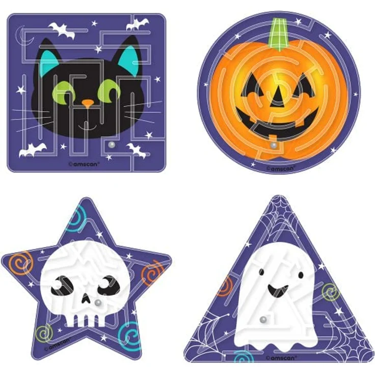 beweglichkeitsspiel Maze junior lila/weiß 4 Stück