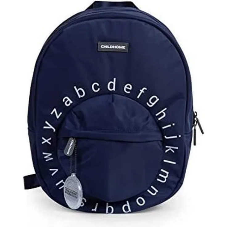 CHILDHOME Schulrucksack ABC navy/weiß