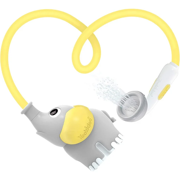 Yookidoo - Duschkopf Elefant, Gelb – Spielzeug für Babys – Badespiel und Dusche – Schlauch zum Säubern des Babys – Geschenk für Babys von 0 bis 2 Jahren – Bild 11