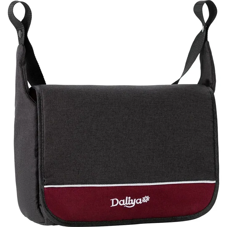 Daliya® Rapidy Buggy / Kinderwagen 0-36 Monate / Sportwagen mit Liegeposition / Wickeltasche, Winterfußsack, Ess- & Spieltisch und mehr Linen Rot – Silber – Bild 8