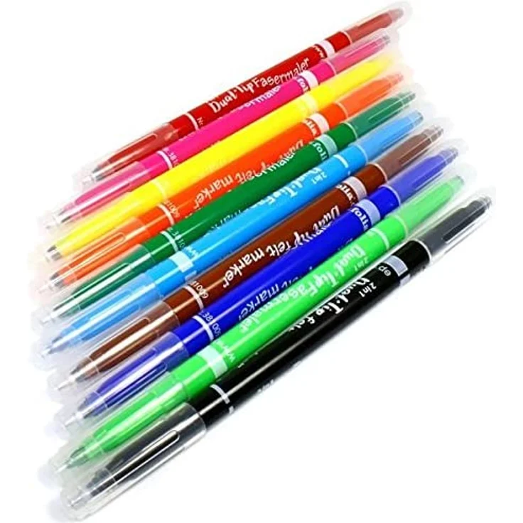 10 Zweispitzmaler im Etui Dual-Tip Doppelspitze – Bild 2