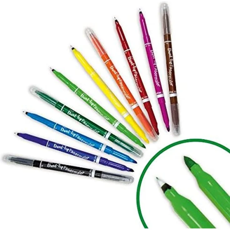 10 Zweispitzmaler im Etui Dual-Tip Doppelspitze – Bild 3