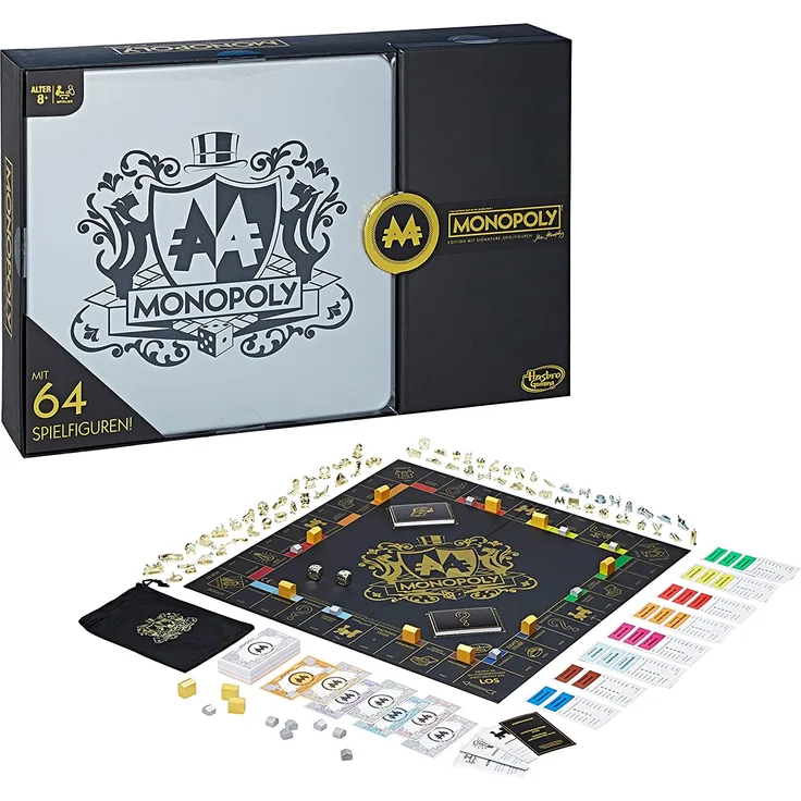 Hasbro Spiele C0729100 - Monopoly 64-Token Pack, Familienspiel