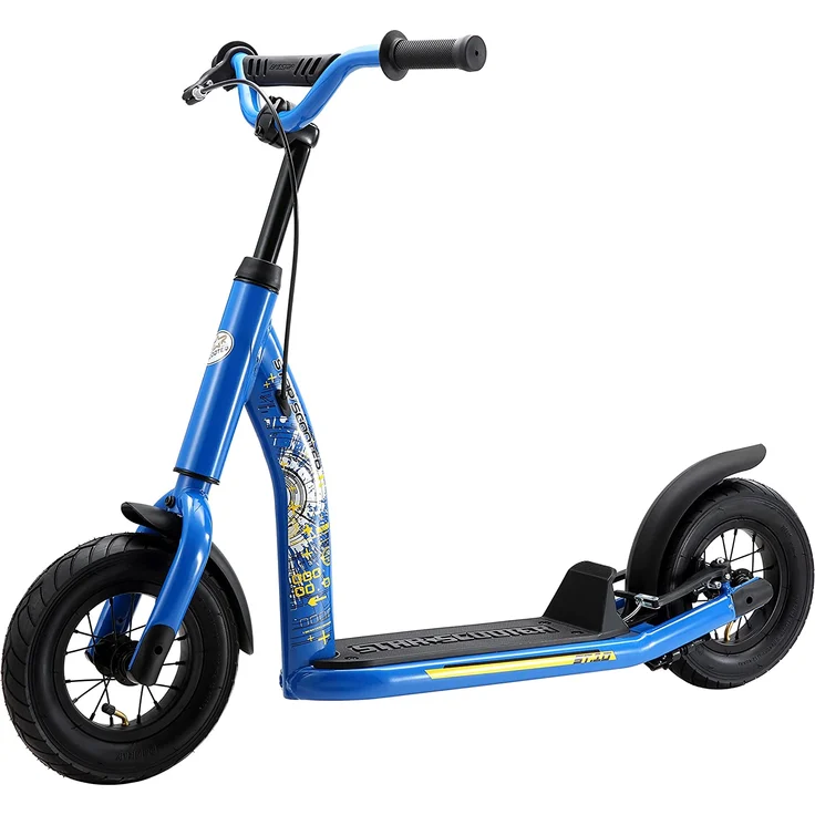 Star Scooter '10 Zoll New Gen', ab 5 Jahren, höhenverstellbar bis 77 cm, mit Handbremse, blau – Bild 6