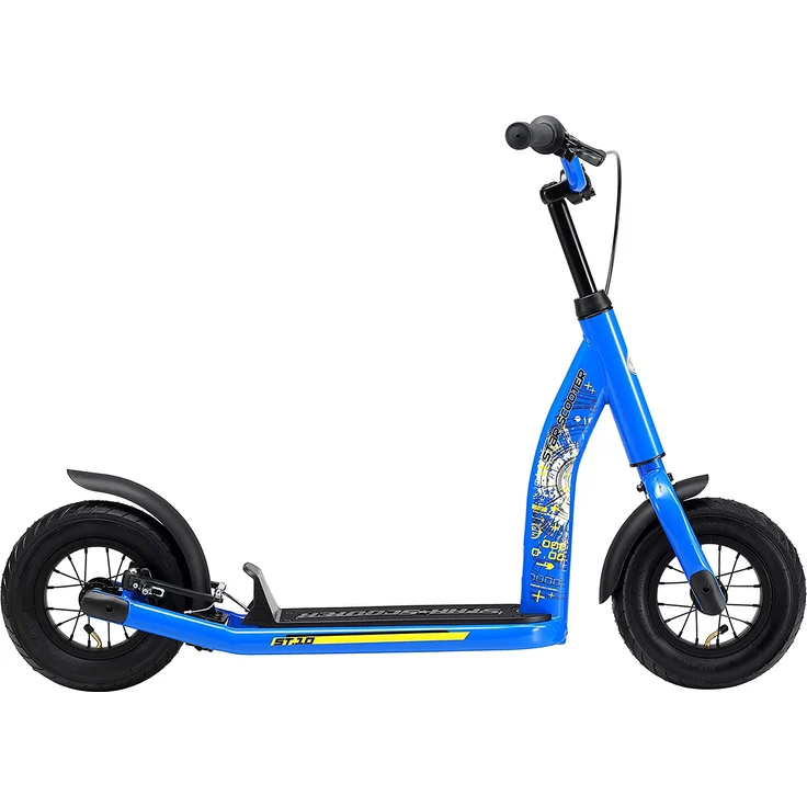 Star Scooter '10 Zoll New Gen', ab 5 Jahren, höhenverstellbar bis 77 cm, mit Handbremse, blau – Bild 2