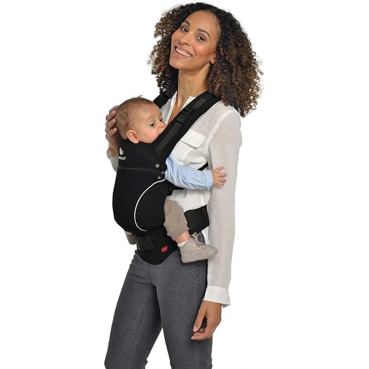 Manduca 'PureCotton' Babytrage Night Black, 3 Tragepositionen – Bild 10