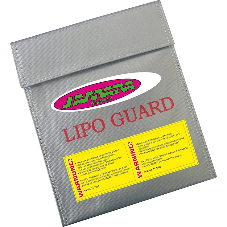 Jamara 141430 - LiPo Guard Lipobrandschutztasche, XL, 30 x 23 cm