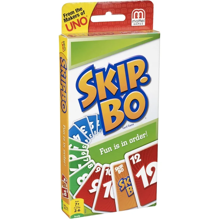 Mattel Games 52370 Skip-Bo Kartenspiel und Familienspiel geeignet für 2 - 6 Spieler, Spiel ab 7 Jahren – Bild 9