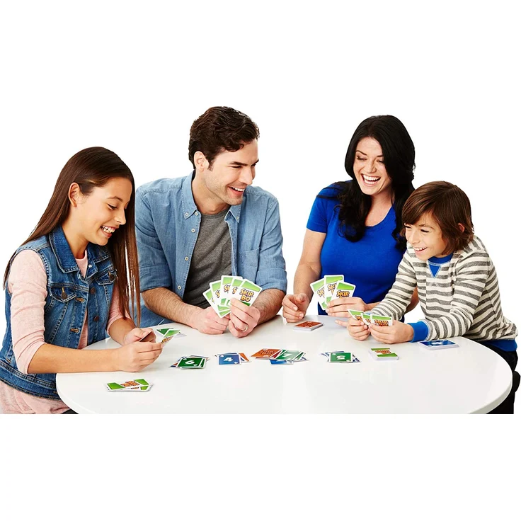 Mattel Games 52370 Skip-Bo Kartenspiel und Familienspiel geeignet für 2 - 6 Spieler, Spiel ab 7 Jahren – Bild 8