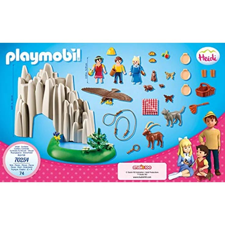 Playmobil 70254 - Heidi - Am Kristallsee mit Heidi, Peter und Clara – Bild 3