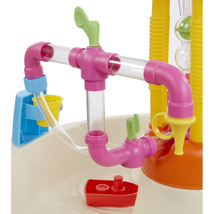 Little Tikes Fountain Factory Wassertisch, Garten-Spielzeug, Sicherer und Tragbarer Kindertisch, Sensorik-Spielzeug für Draußen; Fördert Fantasievolles Spielen, Ab 24 Monaten – Bild 14