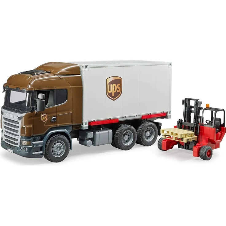 Bruder 3581 Scania R-Serie UPS Logistik - LKW – Bild 1