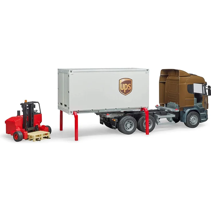 Bruder 3581 Scania R-Serie UPS Logistik - LKW – Bild 5