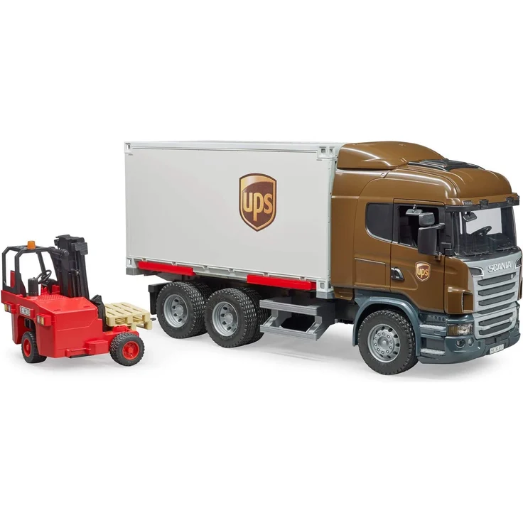 Bruder 3581 Scania R-Serie UPS Logistik - LKW – Bild 2