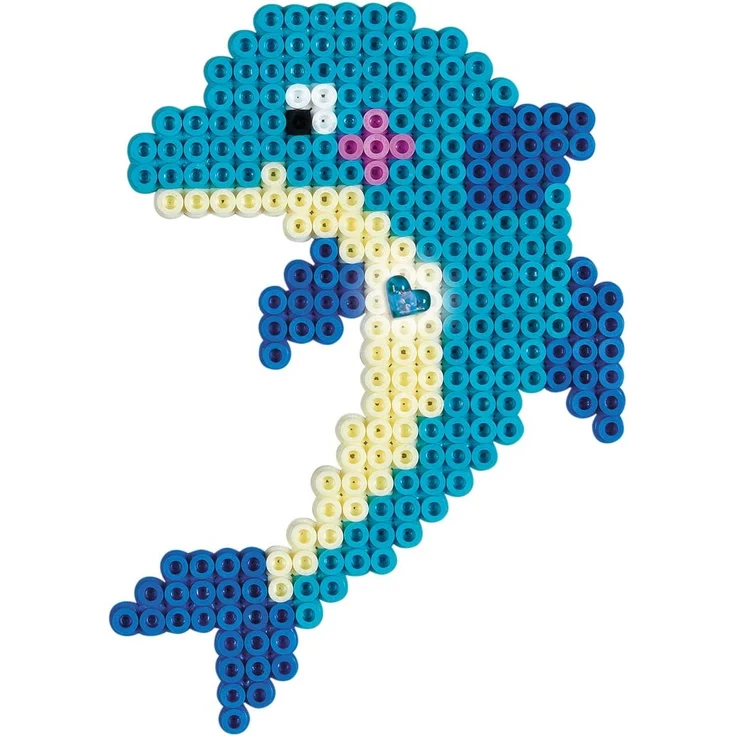 Hama Perlen 3150 Mermaids Gift Box Geschenkpackung Meerjungfrauen, Bügelperlen Midi, ca. 4000 Stück inklusive Stiftplatten und Zubehör, bunt, Einheitsgröße – Bild 4