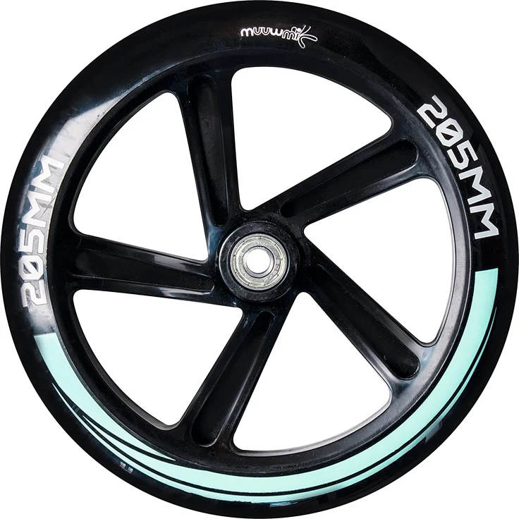 muuwmi Alu Scooter PLUS 205mm mint-schwarz – Bild 6