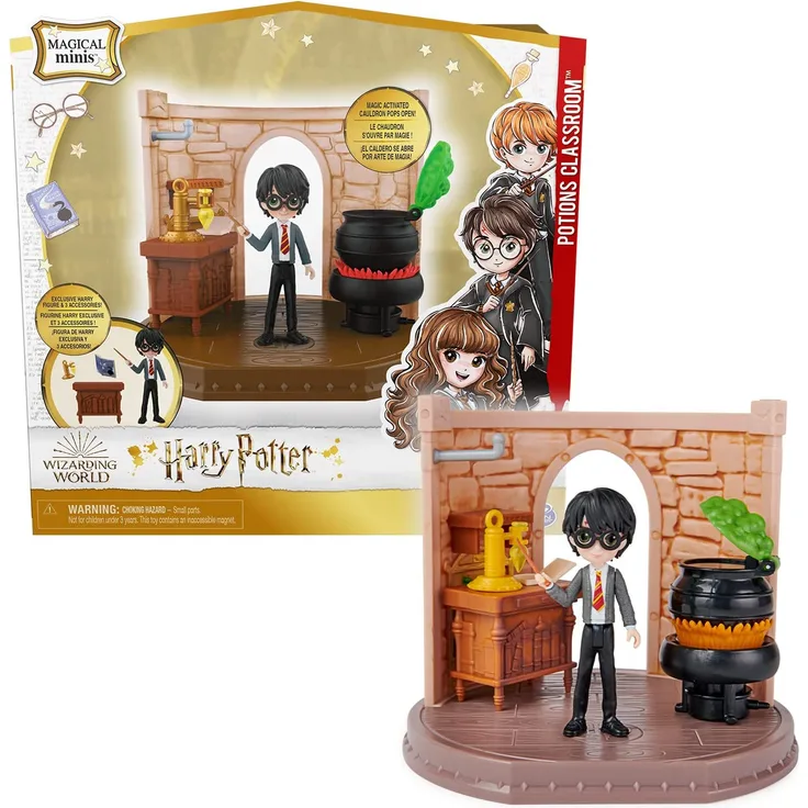 Spin Master - Harry Potter - Zaubertränke Klassenzimmer Spielset, m. Harry Minifigur
