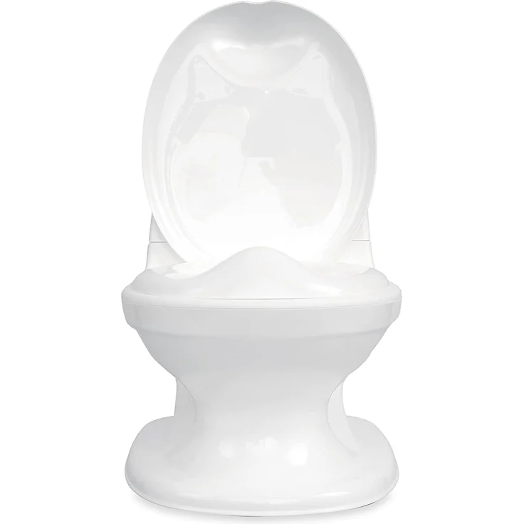 Nuby Dr. Talbot's - My Real Potty - Kinder Töpfchen mit Spülgeräusch - Toilettentrainer für Kinder - mit echtem Sound und Batterien sind im Lieferumfang enthalten - Toilette Weiß - 18+ Monate – Bild 9