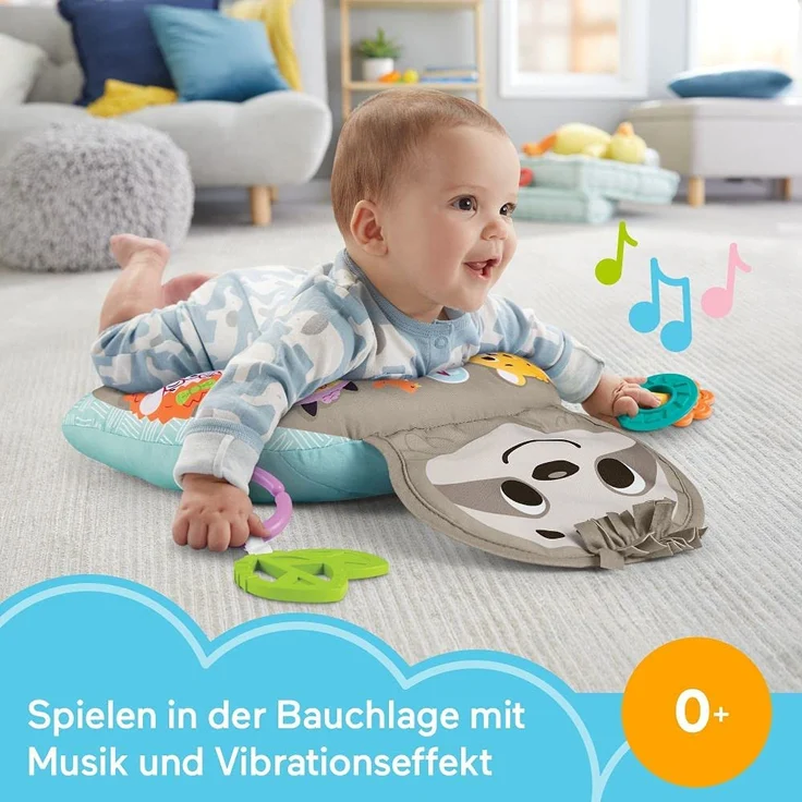 Mattel GRR01 Fisher-Price Faultierspielkissen mit Vibration - Preisvergleich – Bild 2