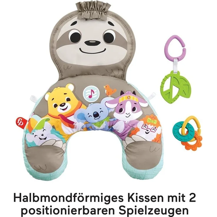 Mattel GRR01 Fisher-Price Faultierspielkissen mit Vibration - Preisvergleich – Bild 4
