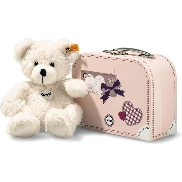 Steiff 111563 Lotte Teddybär im Koffer Plüschtier, Mehrfarbig – Bild 1