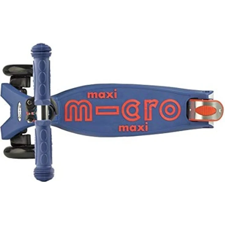Micro Kinderroller Maxi Deluxe Kickboard Blau mit T-Lenker – Bild 7