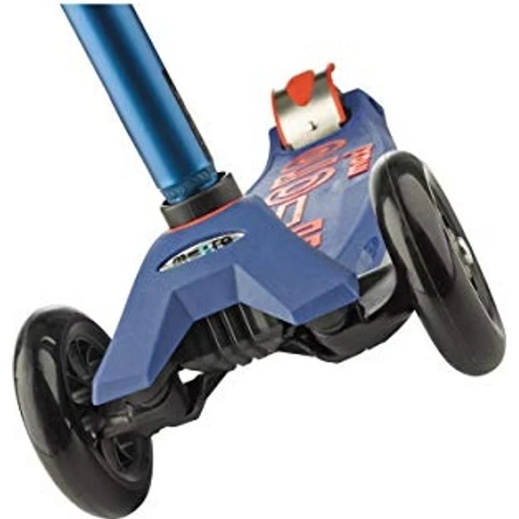 Micro Kinderroller Maxi Deluxe Kickboard Blau mit T-Lenker – Bild 6