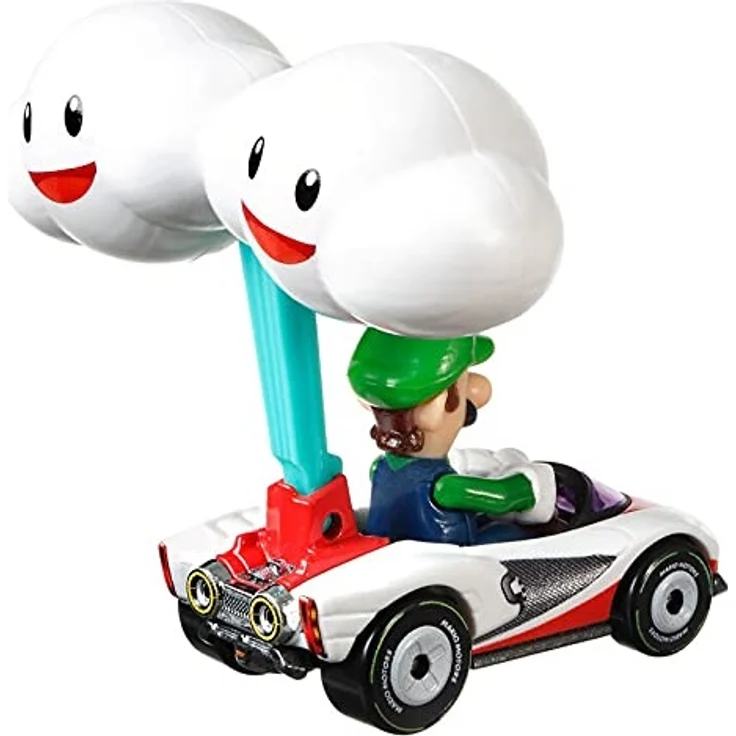 Mattel Hot Wheels Mario Kart Luigi P-Wing and Cloud Glider – Bild 3