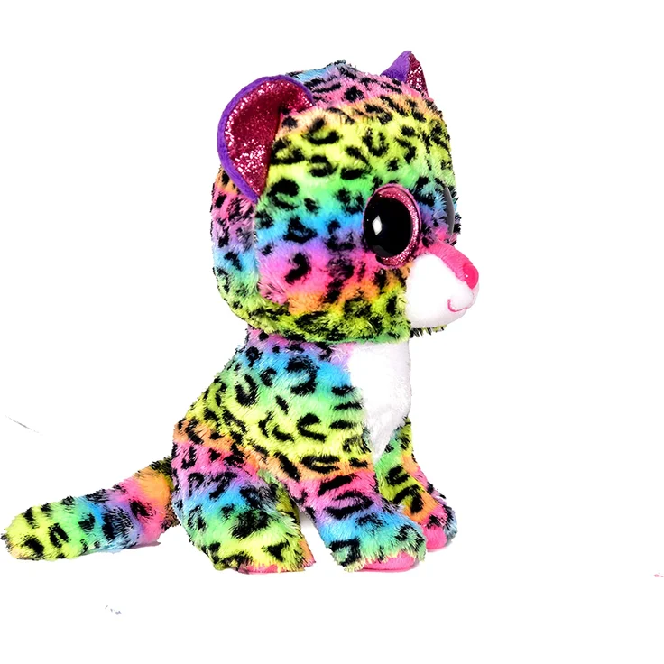 Carletto Ty 37189 Dotty Leopard Plüsch, Mehrfarbig, 15 cm – Bild 3