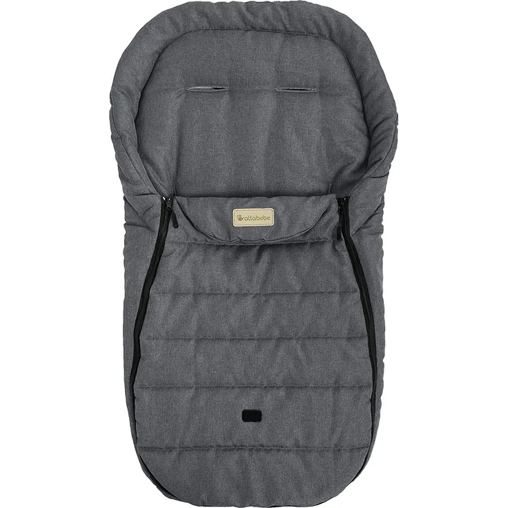 Altabebe AL2450L-33 Übergangsfußsack Lifeline für alle gängigen Kinderwagen Buggys und Jogger, hellgrau