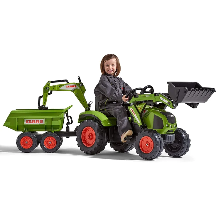 FALK Klasse Bagger inkl. Wagen mit Kipper (808-120) – Bild 5