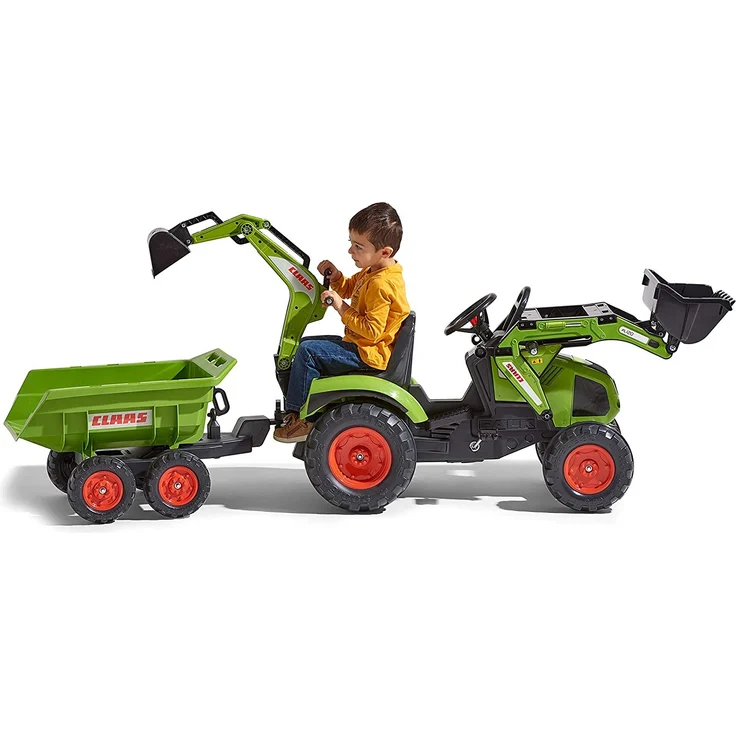 FALK Klasse Bagger inkl. Wagen mit Kipper (808-120) – Bild 4