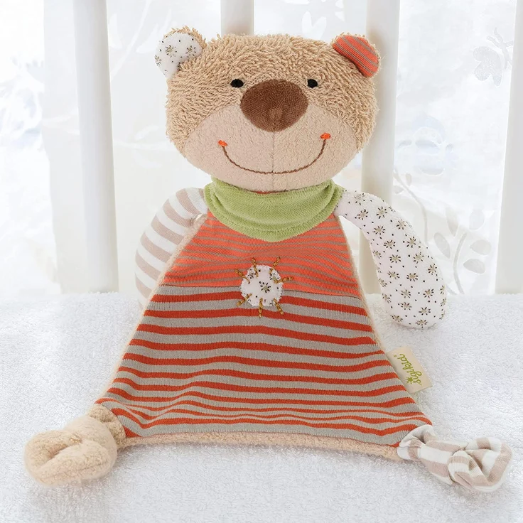 sigikid, Mädchen und Jungen, Schnuffeltuch Organic Collection, Bär, Braun, 48917 – Bild 4