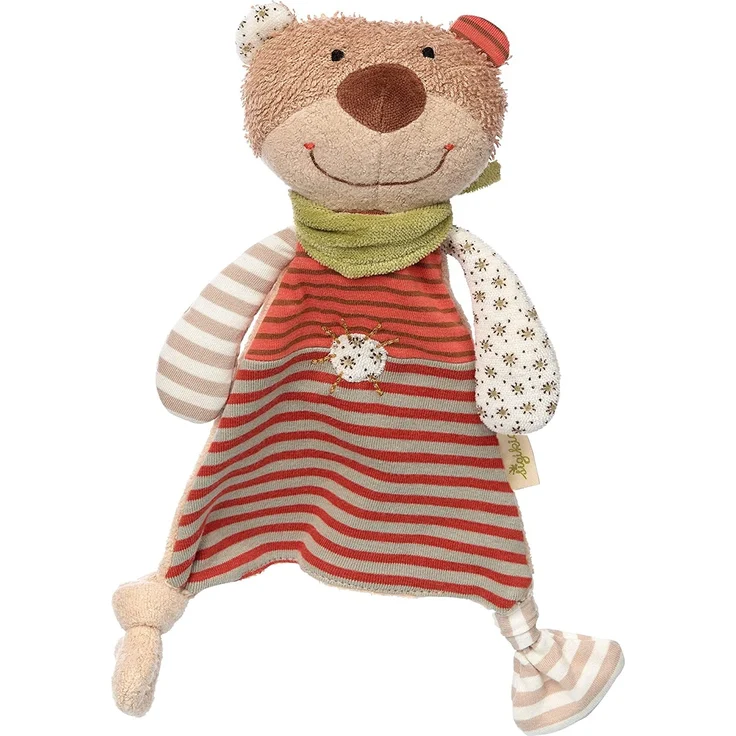 sigikid, Mädchen und Jungen, Schnuffeltuch Organic Collection, Bär, Braun, 48917 – Bild 1