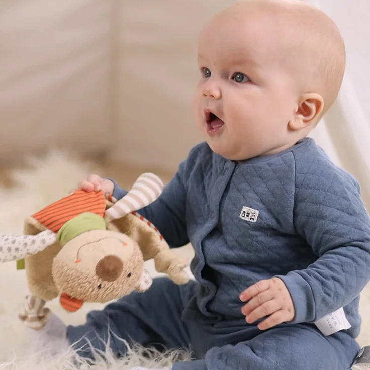 sigikid, Mädchen und Jungen, Schnuffeltuch Organic Collection, Bär, Braun, 48917 – Bild 3