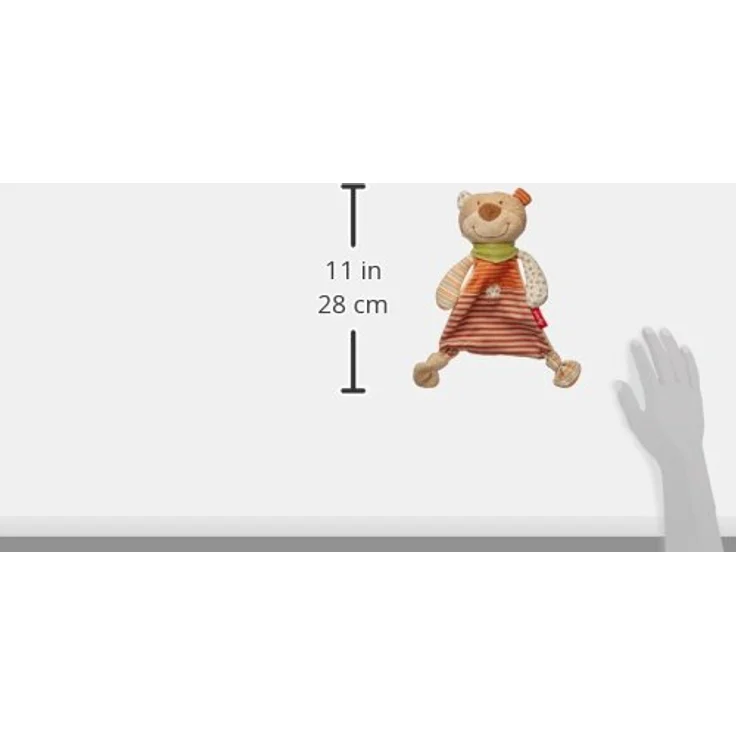 sigikid, Mädchen und Jungen, Schnuffeltuch Organic Collection, Bär, Braun, 48917 – Bild 8