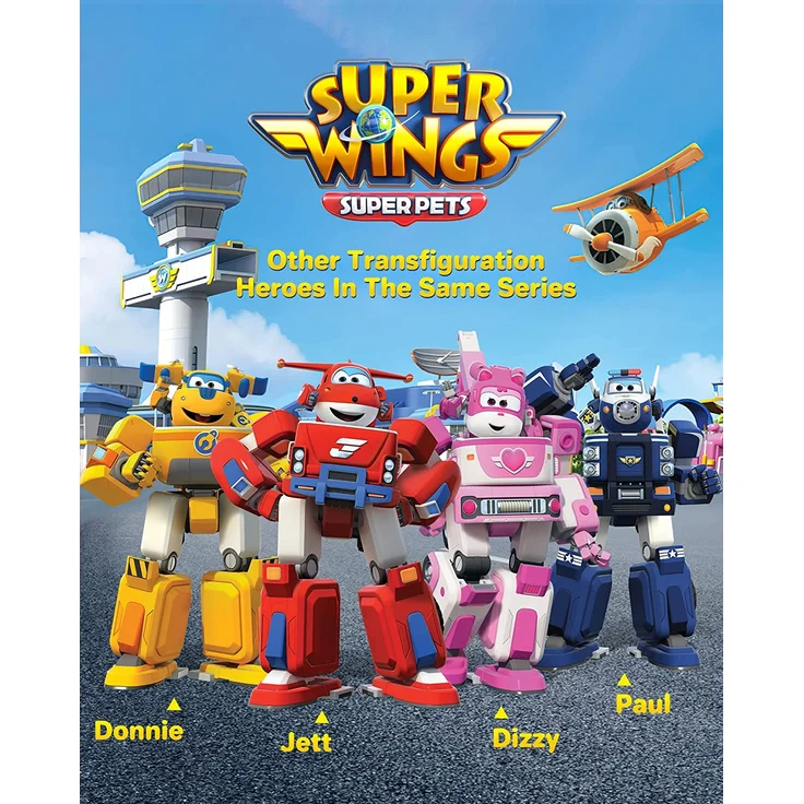 Auldey eu720315 Super Wings – Paul 's Cruiser – Fahrzeug verwandelbar, Roboter, 18 cm – Bild 5