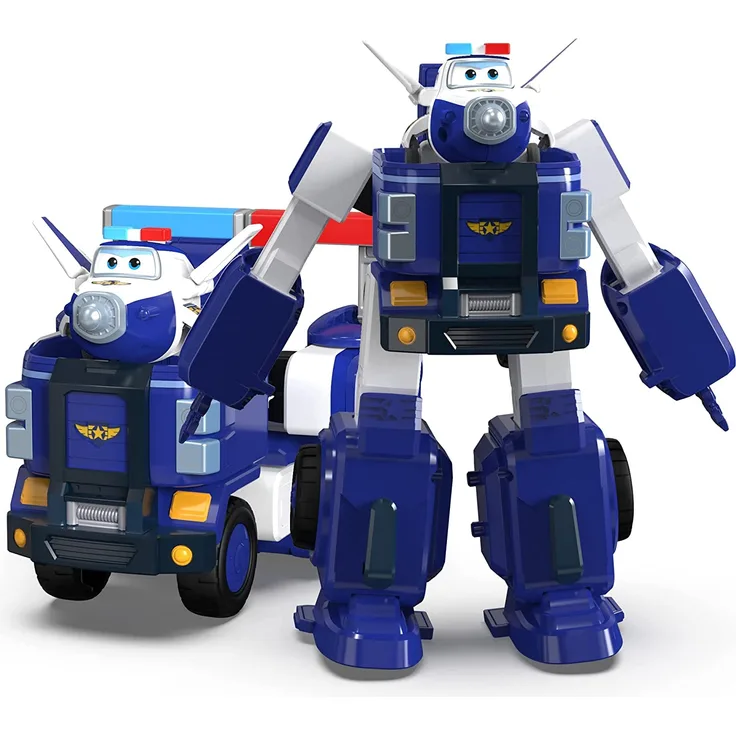 Auldey eu720315 Super Wings – Paul 's Cruiser – Fahrzeug verwandelbar, Roboter, 18 cm