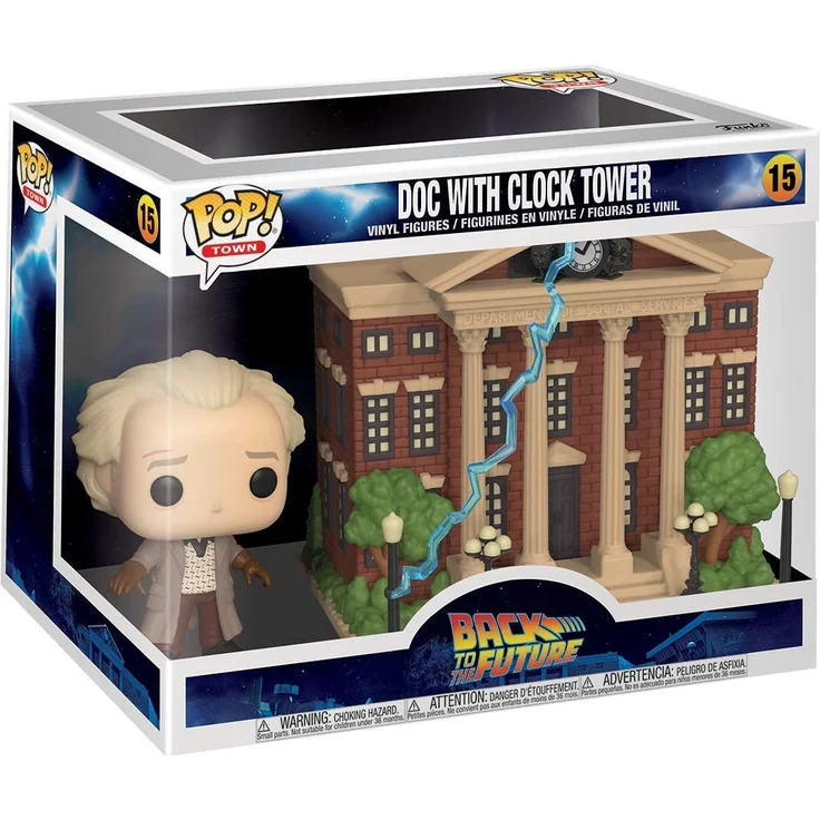 Zurück in die Zukunft - Doc with Clock Tower 15 - Funko Pop! - Vinyl Figur – Bild 2