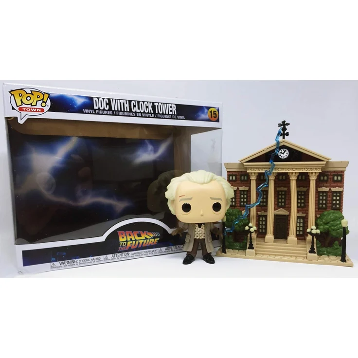 Zurück in die Zukunft - Doc with Clock Tower 15 - Funko Pop! - Vinyl Figur – Bild 3
