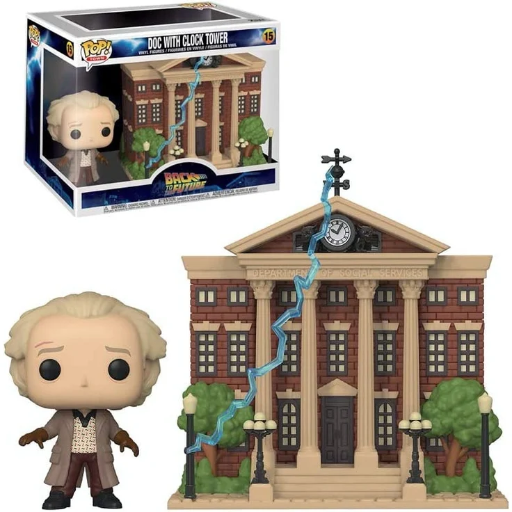 Zurück in die Zukunft - Doc with Clock Tower 15 - Funko Pop! - Vinyl Figur – Bild 4